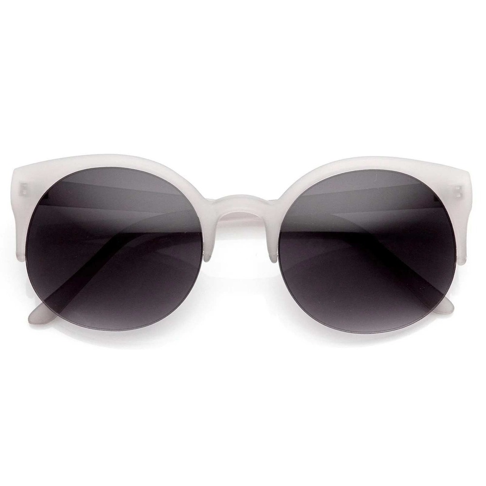 Round Sunglasses Women's‎ Fashion Shades Trendy Sun Glasses Designer Style Gafas